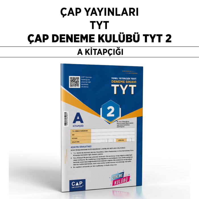 ÇAP YAYIN TYT DENEME KULÜBÜ SNV 2-A - 25-26